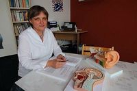 Christiane Anczykowski in ihrer neuen Praxis am RIGA RING